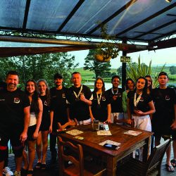 Equipe dojokai Karate Comemorando