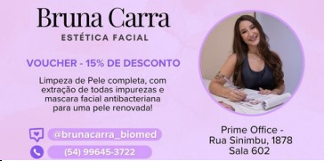 Bruna Carra Estética Facial @brunacarra_biomed (54) 99645-3722
